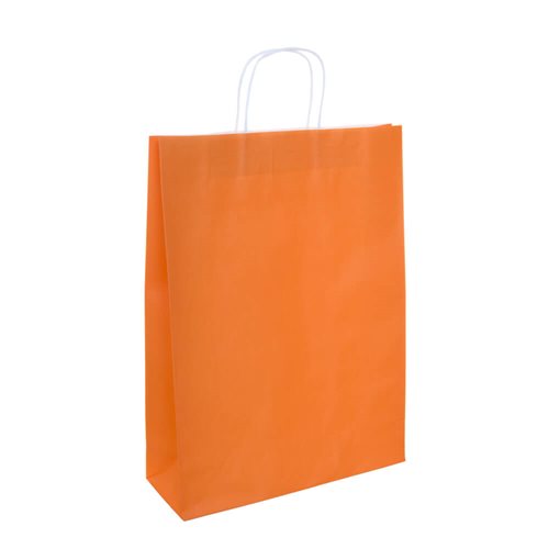 A3 Orange Paper Carry Bags 310x420mm (Qty:50)