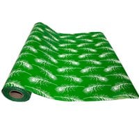 Green Peacock Feather Wrapping Paper