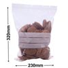 Resealable Bags with Write On Panel - 230x320mm 100µm (Qty:500)
