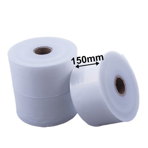 150mm Wide Tube - 100µm 10kg Roll - dimensions