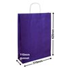 A3 Purple Paper Carry Bags 310x420mm (Qty:50)