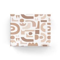 Abstract Brown Pattern Wrapping Paper Roll