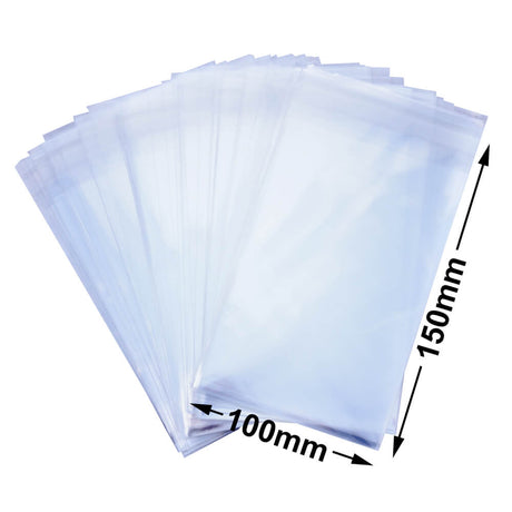 BOPP Peel & Seal Bags + Tape 150x100mm 35µm (Qty:1000)