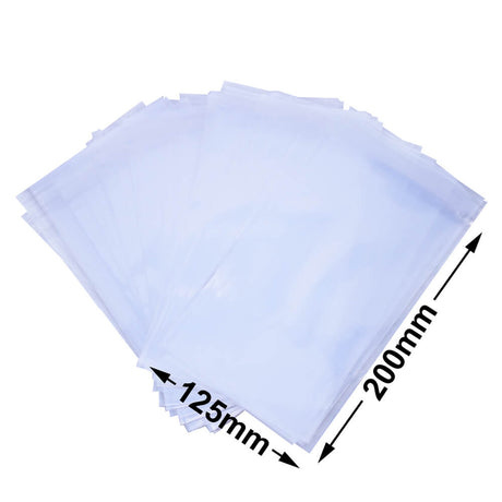 BOPP Peel & Seal Bags + Tape 200x125mm 35µm (Qty:1000)