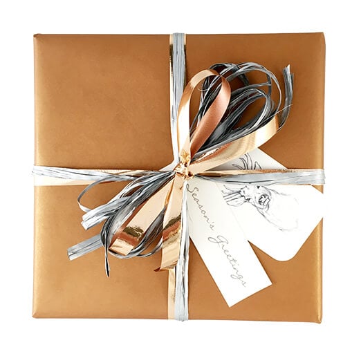 Copper on Natural Kraft Wrapping Paper (Lenght: 50M)