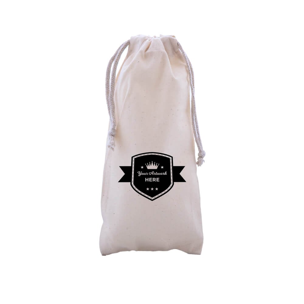 Printed Baby Calico Drawstring Bag 1 Colour 1 Side