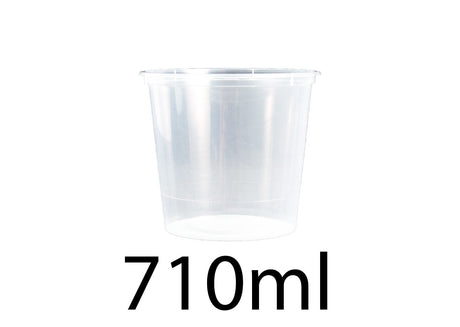 Chanrol clear 710ml round (C30)
