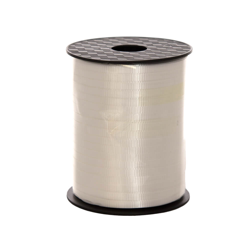 Curling Ribbon White 5mm wide x 457m per roll