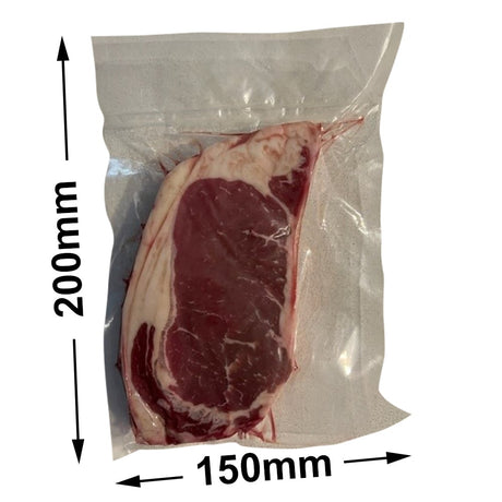 Premium Commercial Vacuum Sealer Bags 200 x 150mm 70µm