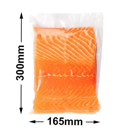Premium Commercial Vacuum Sealer Bags 300 x 165mm 70µm