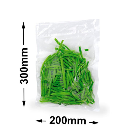 Premium Commercial Vacuum Sealer Bags 300 x 200mm 70µm