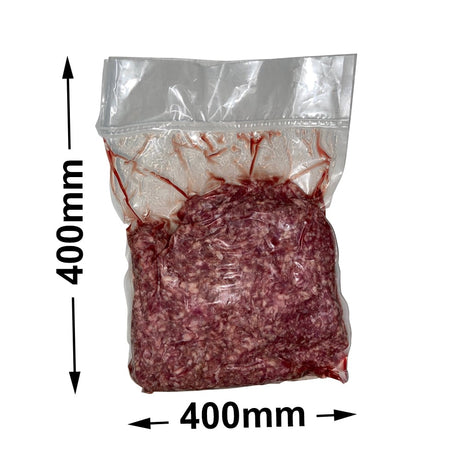 Premium Commercial Vacuum Sealer Bags 400 x 400mm 70µm