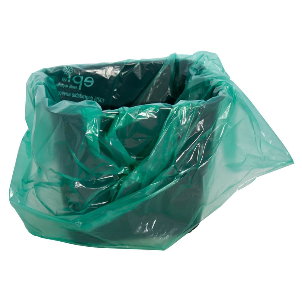 Green Degradable Bin Liners 82 litre 810x950mm (Qty:250)