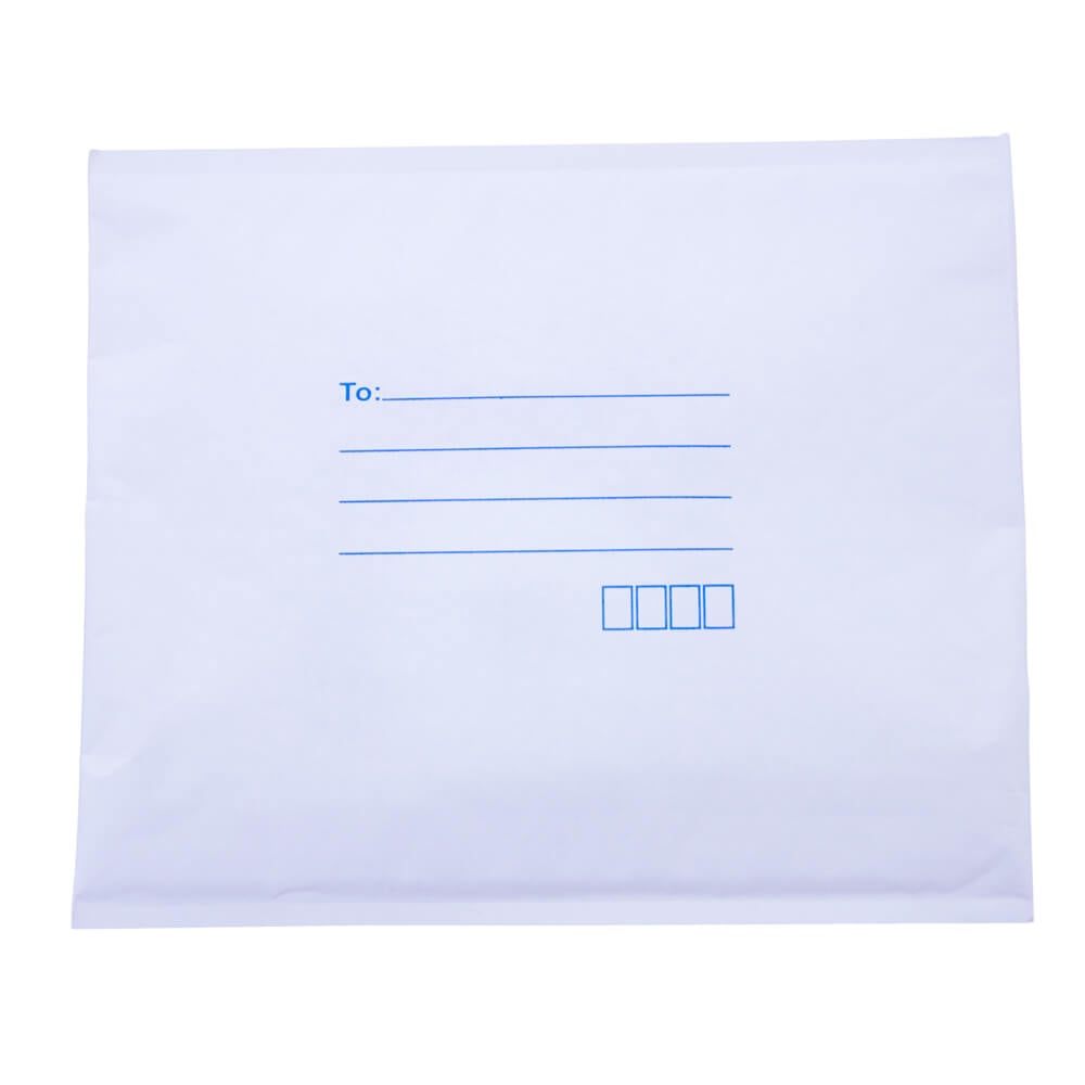 White Paper Mailer Bags Bubblewrap Interior 317x381mm (Qty:100)