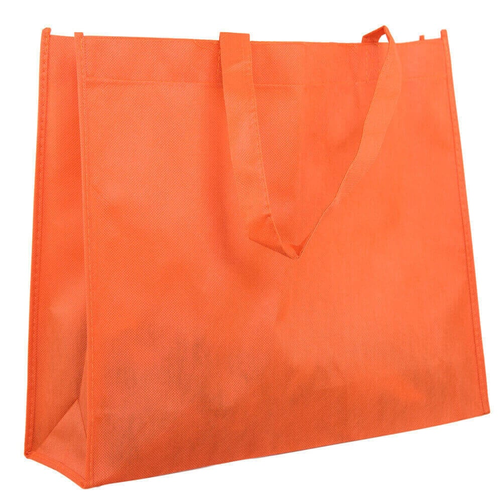 Orange Reusable NWPP Carry Bags 350x420mm (Qty:50)
