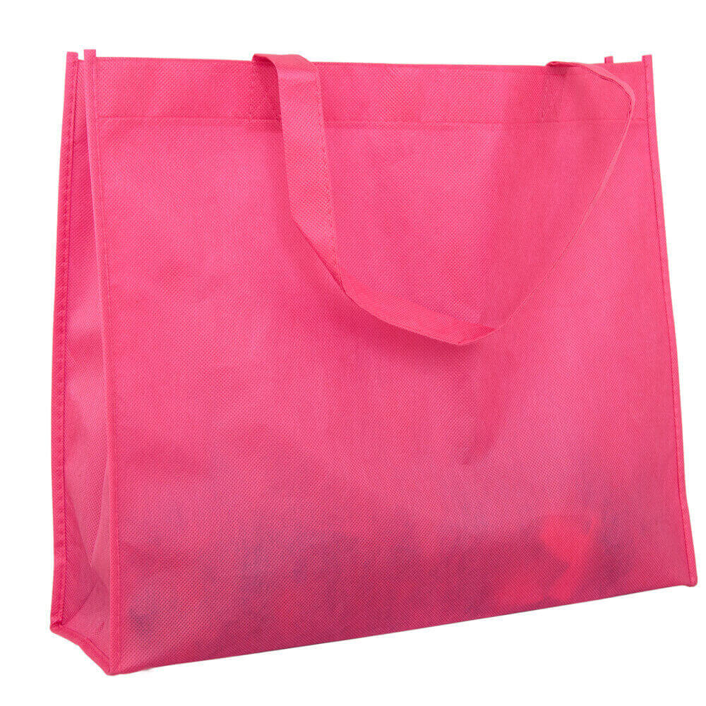 Pink Reusable NWPP Carry Bags 350x420mm (Qty:50)