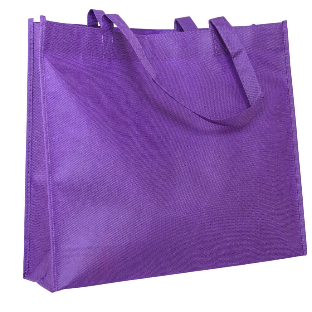 Purple Reusable NWPP Carry Bags 350x420mm (Qty:50)