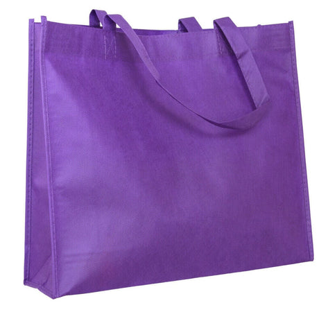 Purple Reusable NWPP Carry Bags 350x420mm (Qty:50)