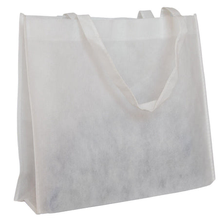 White Reusable NWPP Carry Bags 350x420mm (Qty:50)