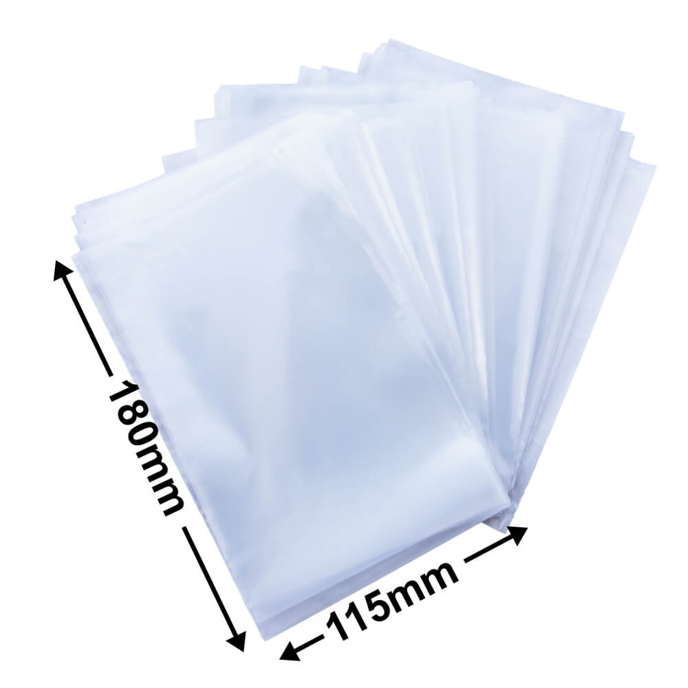 Poly Bags 115x180mm 50µm (Qty:1000)