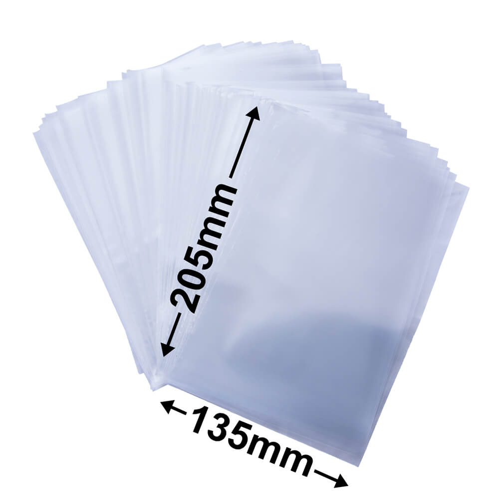 Poly Bags 135x205mm 50µm (Qty:1000)