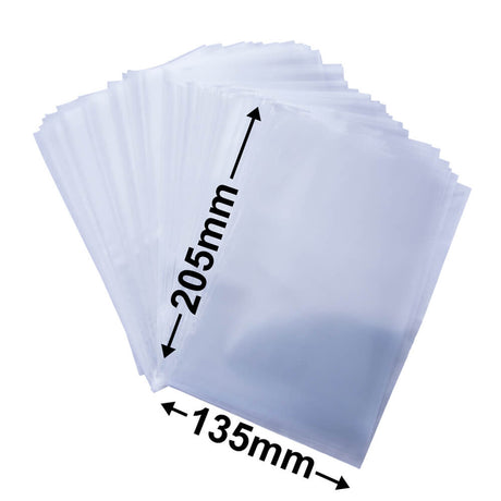 Poly Bags 135x205mm 50µm (Qty:1000)