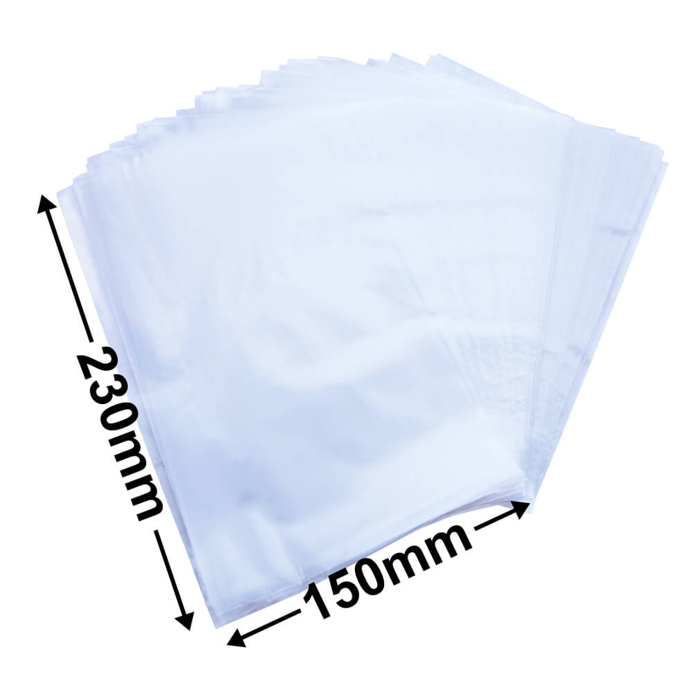 Poly Bags 150x230mm 35µm (Qty:1000)