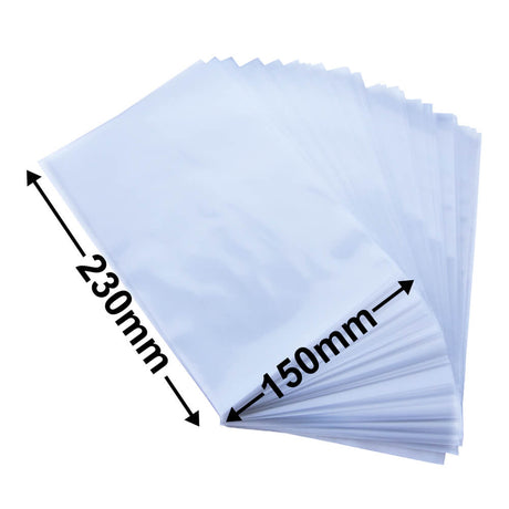 Poly Bags 150x230mm 50µm (Qty:1000)