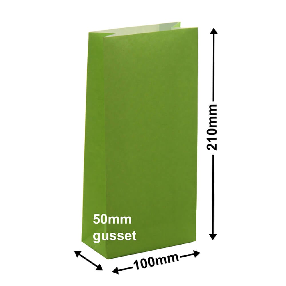 Paper Gift Bags Lime 100x210+50 - no handles
