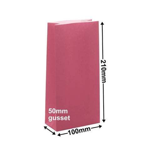 Paper Gift Bags Pink 100x210+50 - no handles