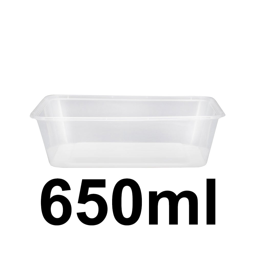Chanrol clear 650ml rectangular (CR650)