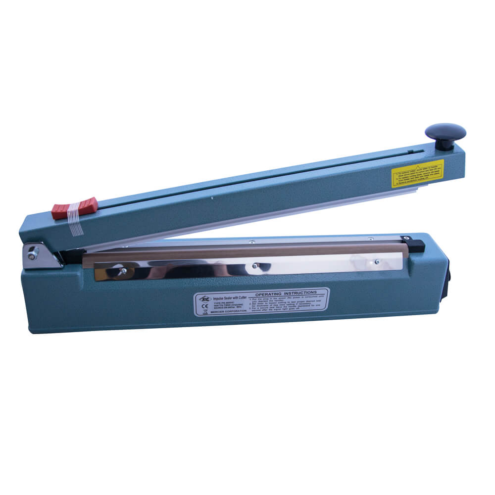 Heat Impulse Sealer 400mm with Cutter