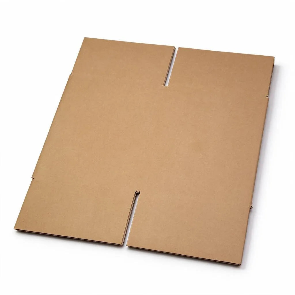 brown cardboard cartons 165x165x200mm, front view