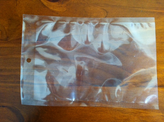 HANG SELL POLYPROPYLENE BAG 155 X 230MM OPEN AT THE BOTTOM TO FILL ...
