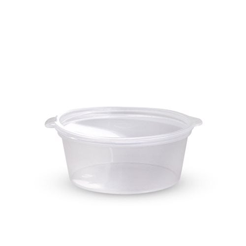 35ml sauce cup with hinged lid