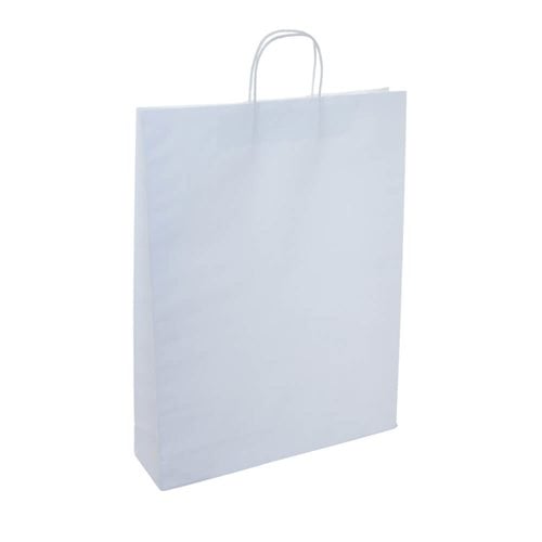 White Paper Carry Bags 340x480mm (Qty:50)