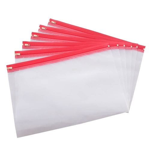 Zipper Plastic Bag Wallet 255 x 405mm