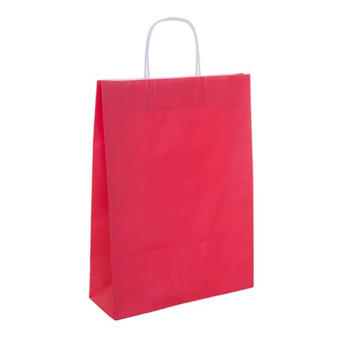 A4 Red Paper Carry Bags 260x350mm (Qty:250)