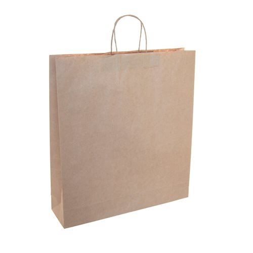 Brown Paper Carry Bags 440x500mm (Qty:125)