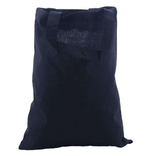Two Handle Calico Bags 380x300mm | Black (Qty:50)