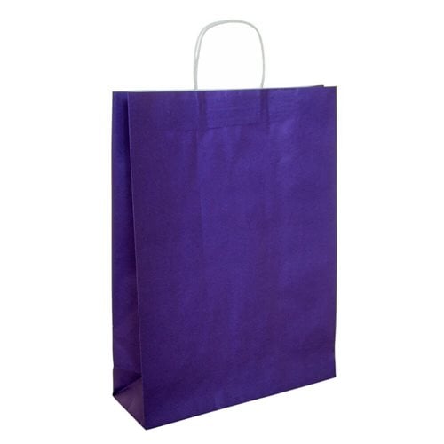 A3 Purple Paper Carry Bags 310x420mm (Qty:50)
