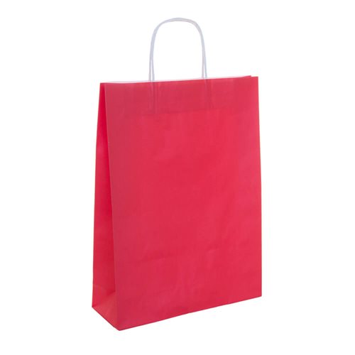 A4 Red Paper Carry Bags 260x350mm (Qty:50)