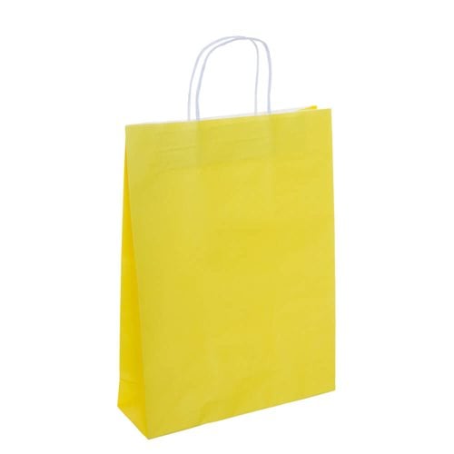 A4 Yellow Paper Carry Bags 260x350mm (Qty:250)