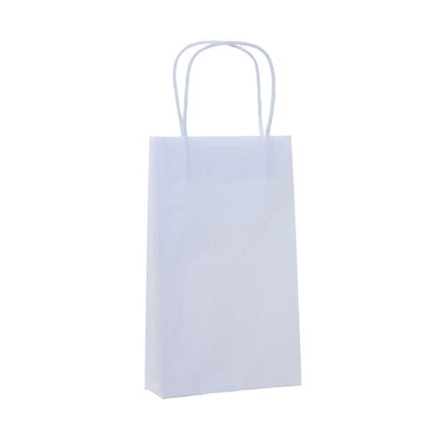 White Paper Carry Bags 160x265mm (Qty:500)