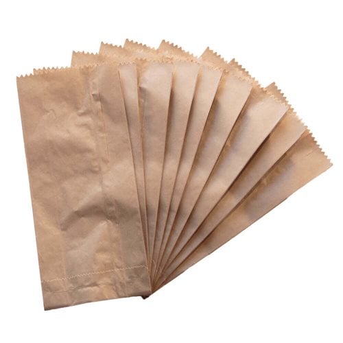 Flat Brown Paper Bag Size 2 - 115 x 245 + 50