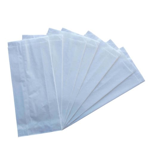 Flat White Paper Bag Size 2 - 115 x 245 + 50