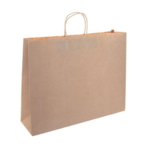 Boutique Brown Paper Carry Bags 440x350mm (Qty:125)