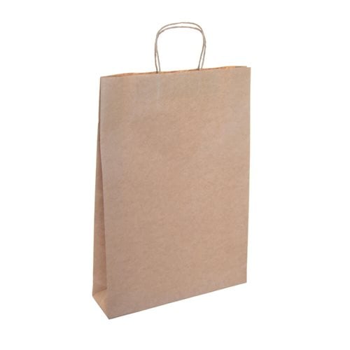 Brown Paper Carry Bags 340x480mm (Qty:250)