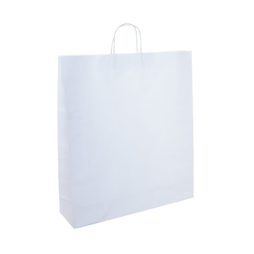 White Paper Carry Bags 450x500mm (Qty:125)