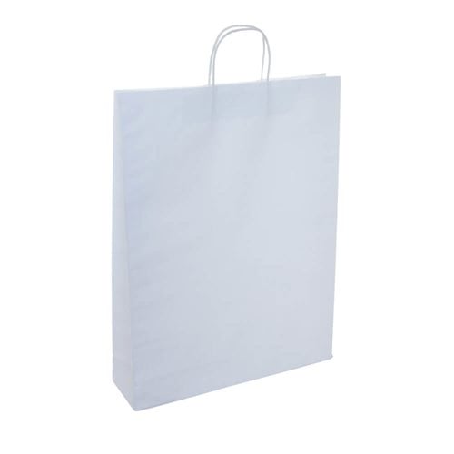 White Paper Carry Bags 340x480mm (Qty:250)